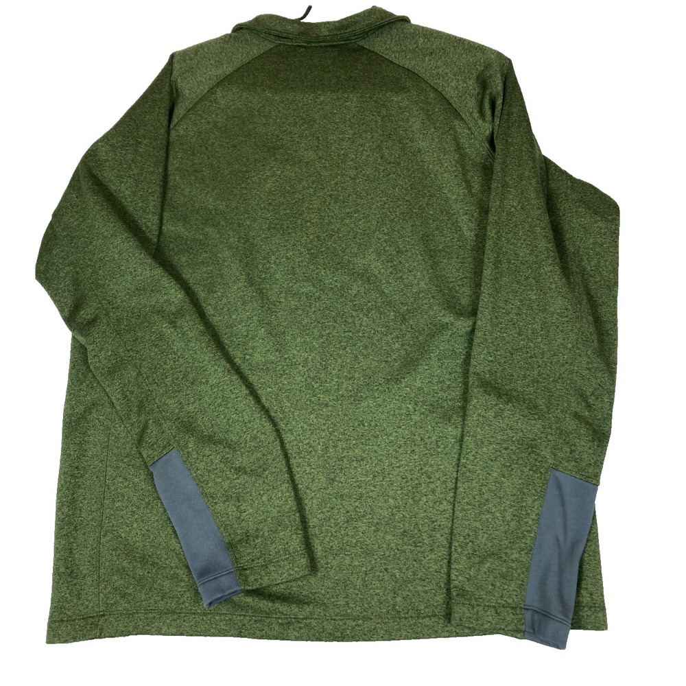 The North Face Quarter Zip Pullover Softshell Lined Jacket Men's Size XL Green - Picture 2 of 14